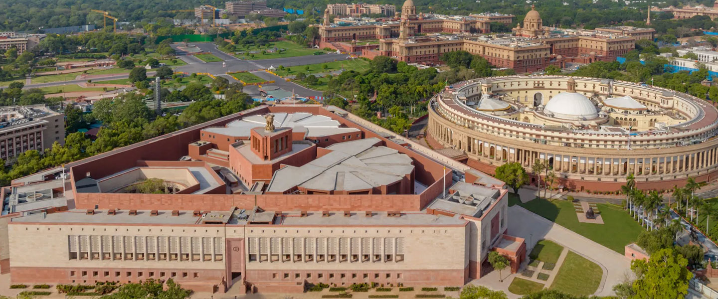 Parliament of India building